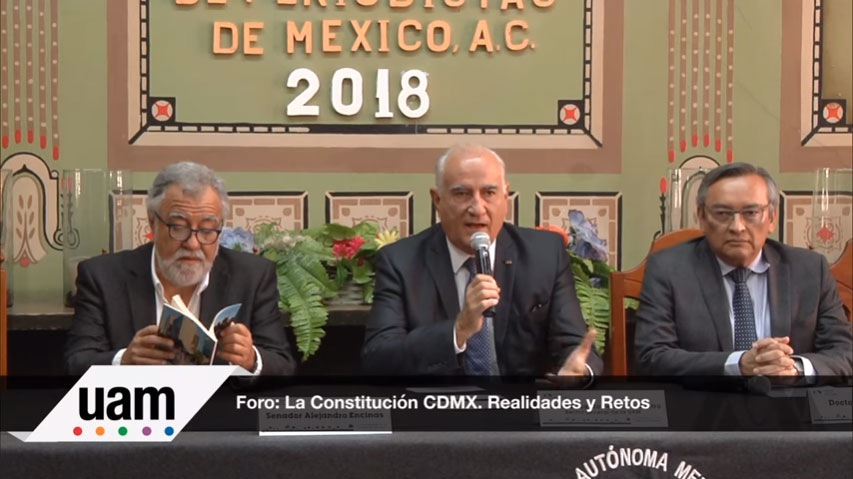 La Constitución de la Ciudad de México; realidades y retos. Club de periodistas. (parte 1 y 2)