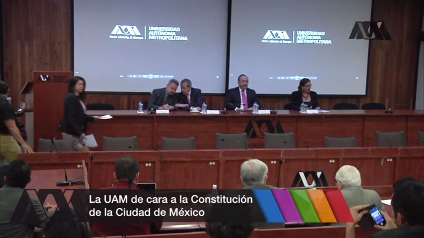 La UAM de cara a la Constitución de la CDMX: Inauguración del Seminario