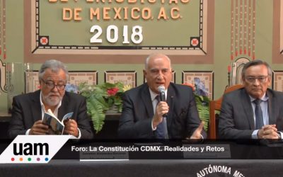La Constitución de la Ciudad de México; realidades y retos. Club de periodistas. (parte 1 y 2)